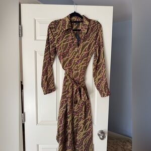 Current Air chain equestrian pattern shirt dress NWT Size small